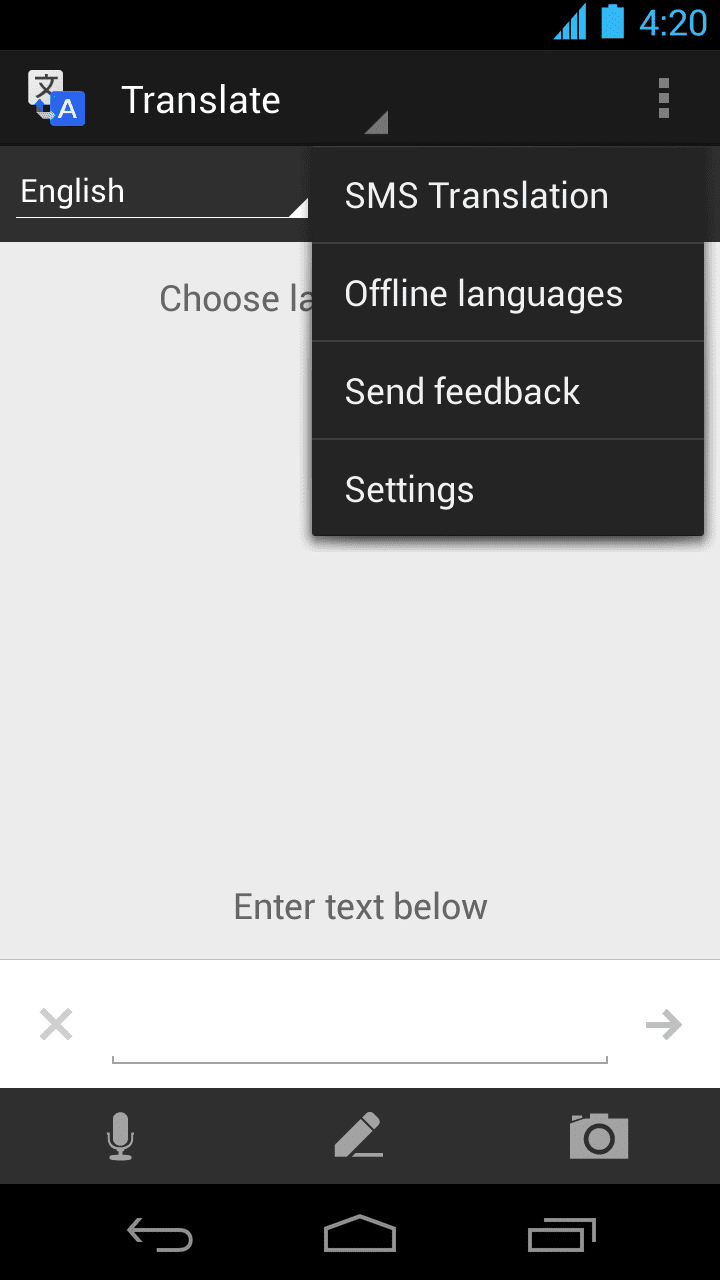 google translate offline