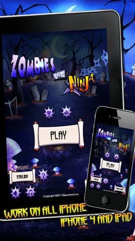 ninja vs zombies