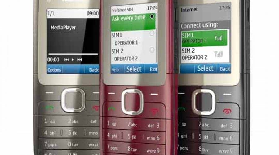 Nokia X1-01 şi Nokia C2-00: Dual SIM la preţ accesibil