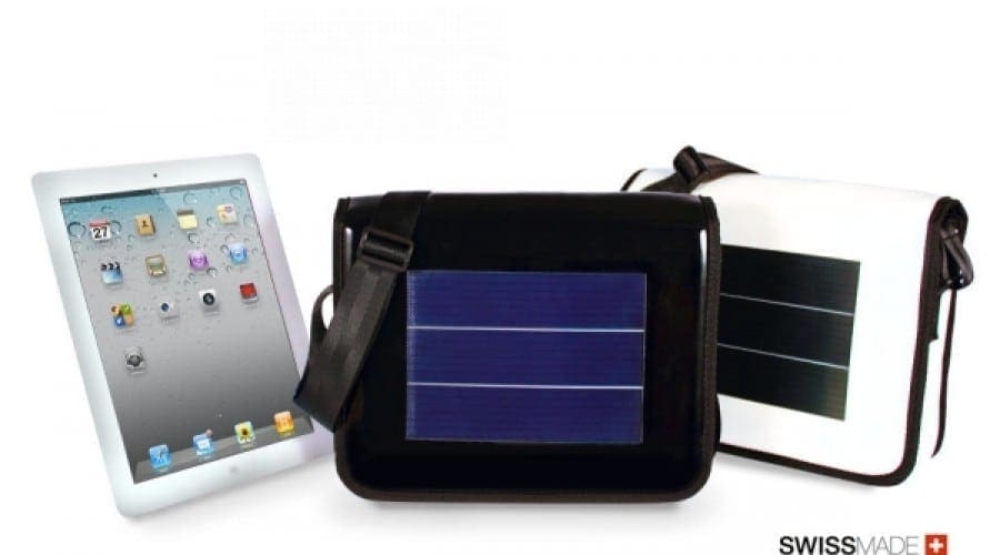 iPad 2: Geantă cu alimentare solară