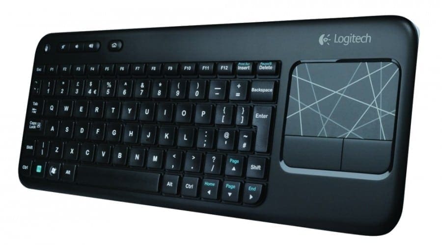 Logitech K400: Control total de pe touchpad