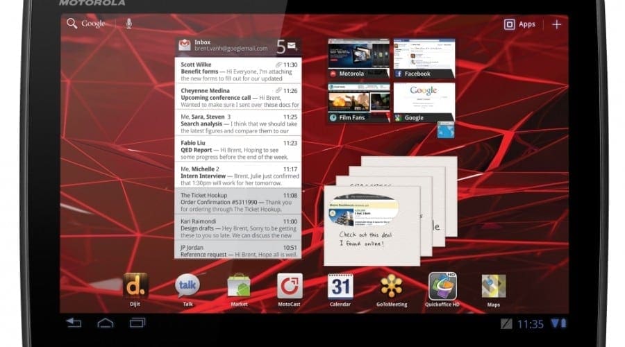 Motorola Xoom 2 şi Xoom 2 Media Edition: 599 şi 386 g, ecrane de 10.1 şi 8.2 inchi