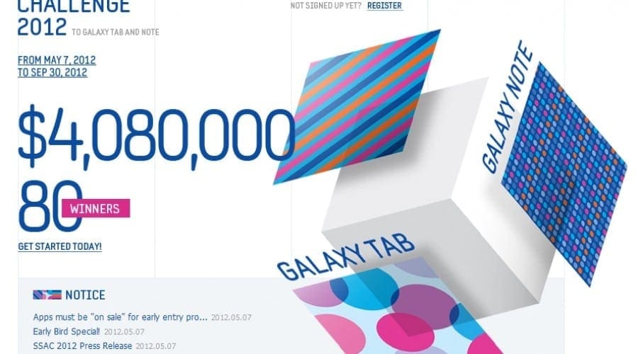 Samsung Smart App Challenge 2012: Competiţie dedicată dezvoltatorilor de aplicaţii pentru Galaxy Note şi Tab