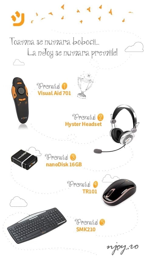 nJoy banner Connect 02 [Concurs] Câștigă unul dintre cele 5 produse nJoy!