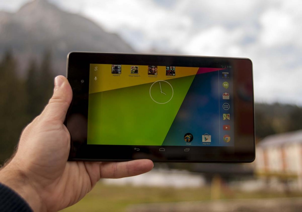 asus nexus 7 2013 front landscape