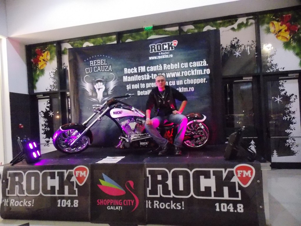Cristian Hrubaru Rock FM la Shopping City Galati