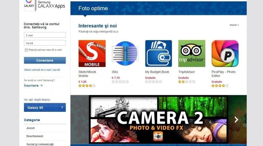 Samsung GALAXY Apps, un app store creat special pentru utilizatorii de dispozitive Galaxy