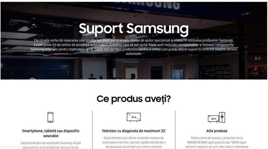 Samsung România oferă asistență și suport 24/7 pentru toate dispozitivele mobile