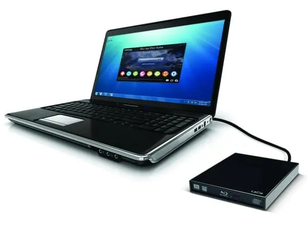 Inscriptor Blu-ray extern