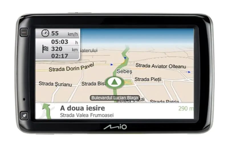 Update la hărţile de GPS Mio