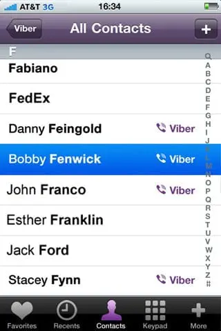 Convorbiri gratis pe iPhone, cu Viber