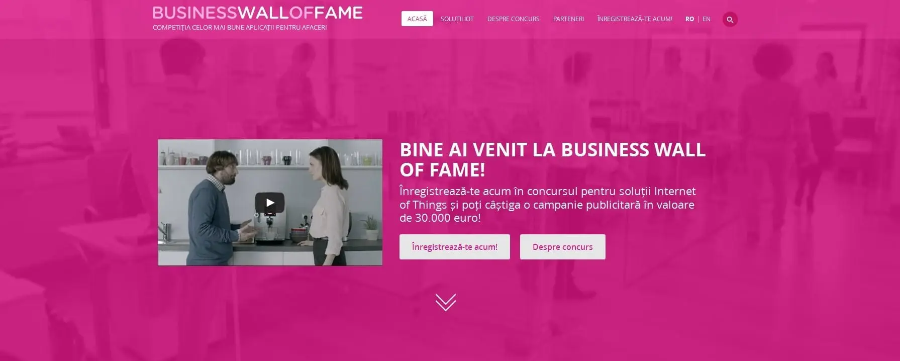 Premiu de 30.000 euro pentru soluții Internet of Things înscrise în competiția internațională „Business Wall of Fame”