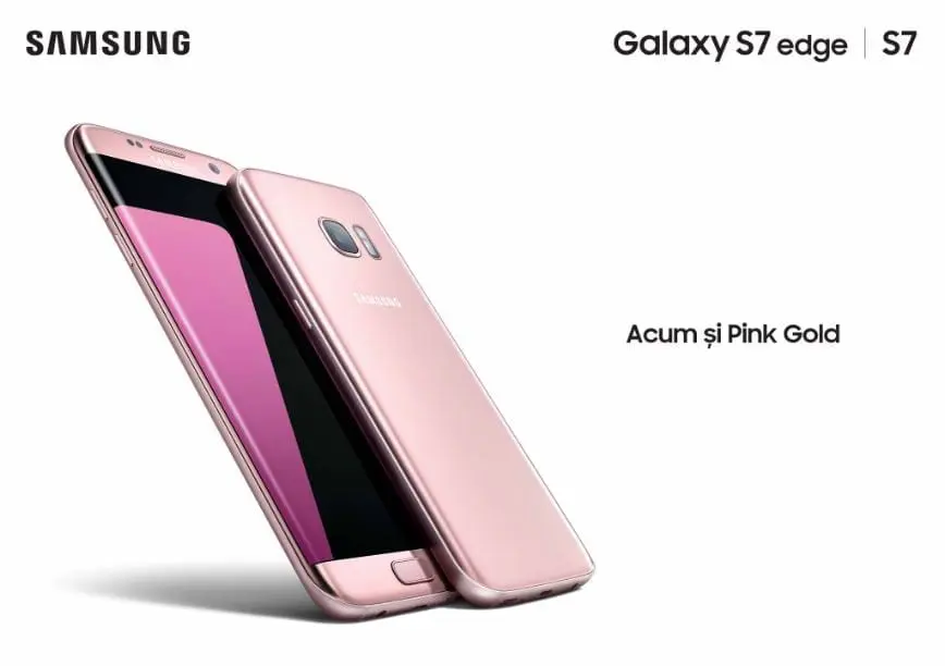 Galaxy S7 și S7 edge, disponibile și în variantele Pink Gold și Silver Titanium