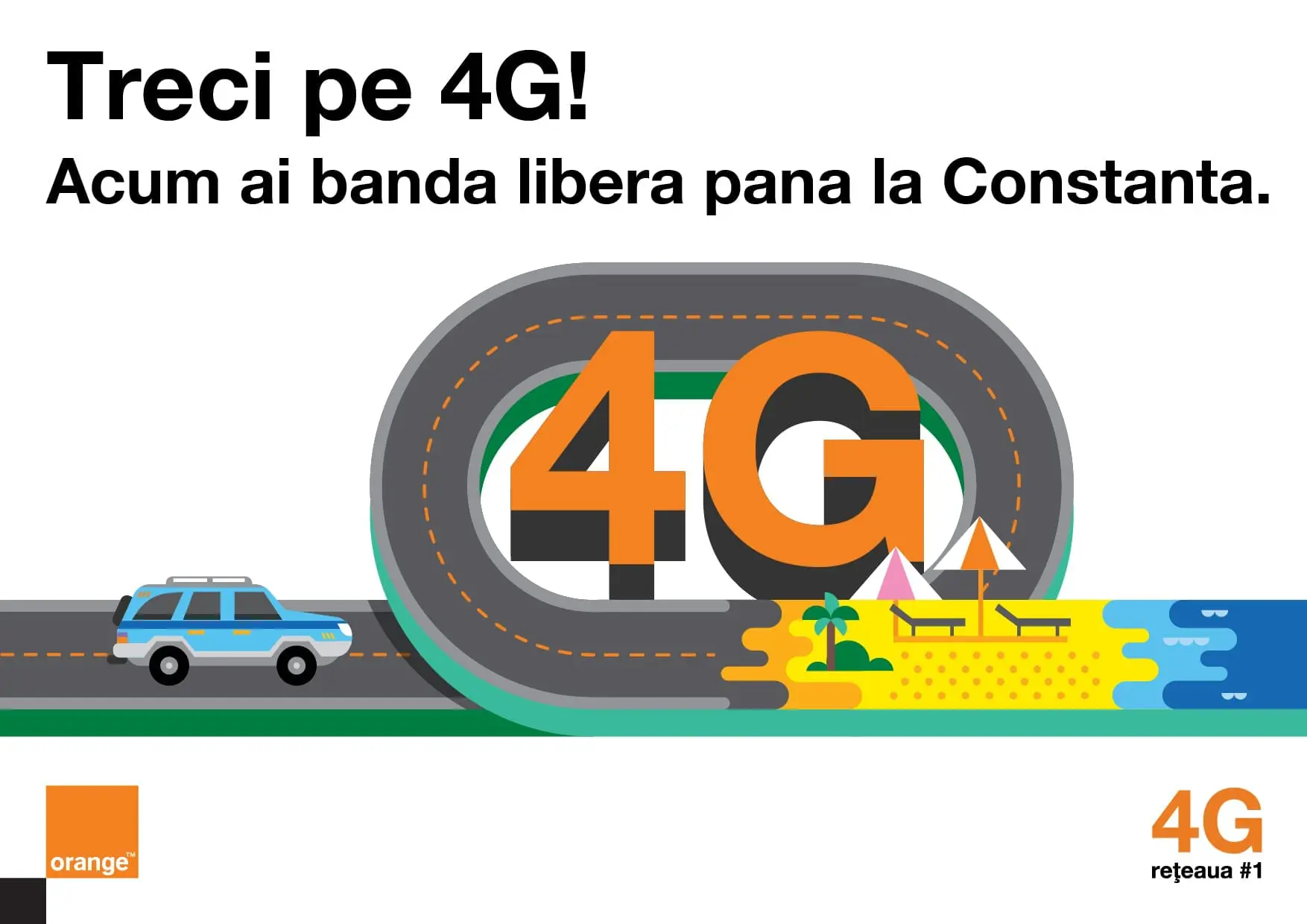 Orange extinde acoperirea 4G pe drumul către mare și către munte