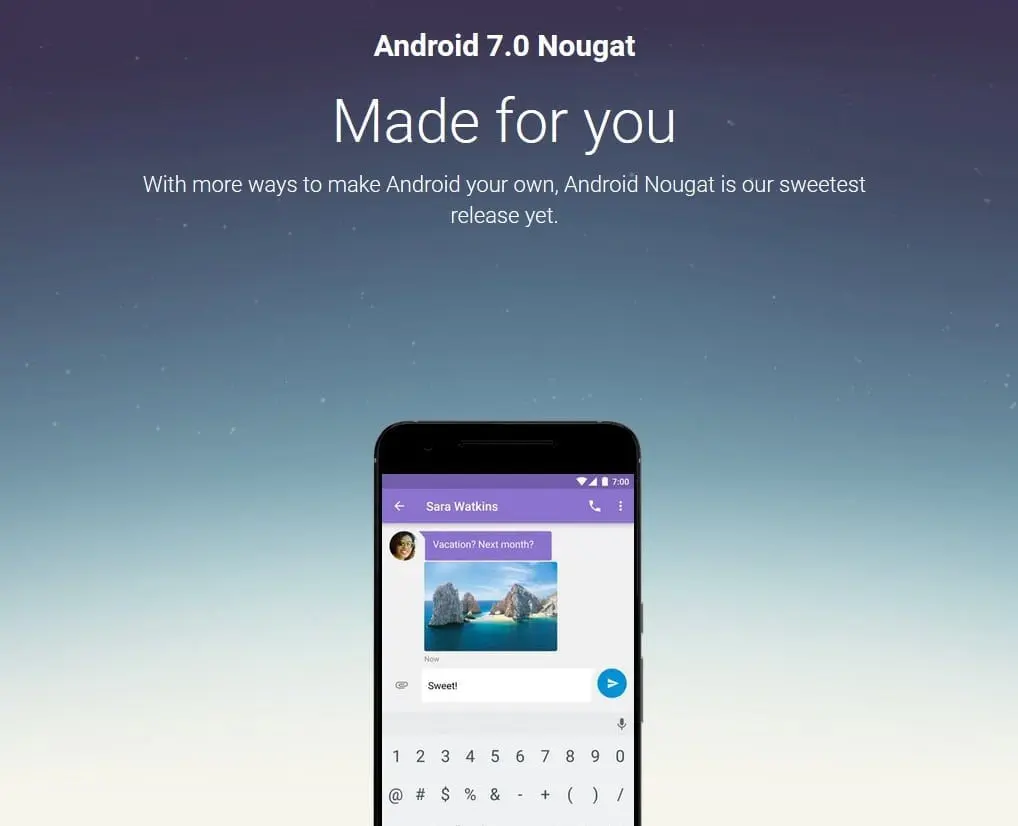 Android Nougat: disponibil în primă fază pentru modelele Nexus