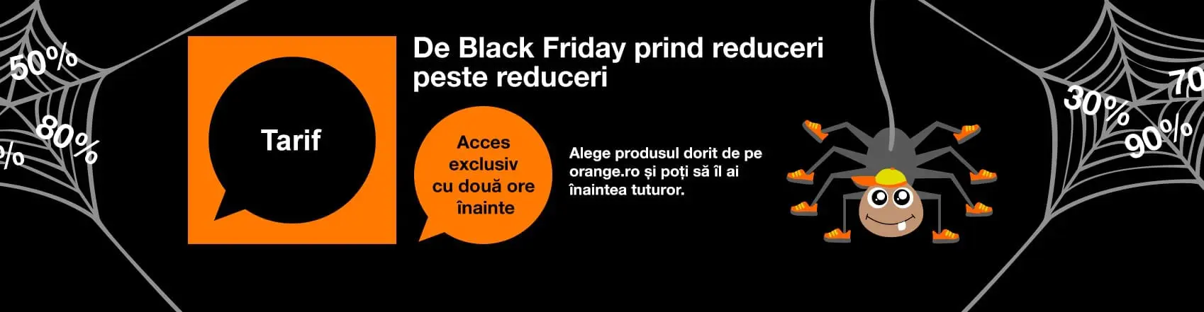 Orange demarează campania Black Friday 2016