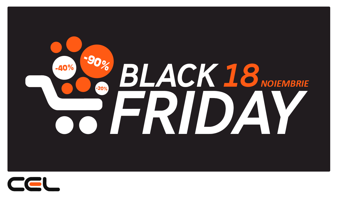CEL.ro oferă reduceri de 90% de Black Friday, vor fi și produse ce vor costa 1 leu