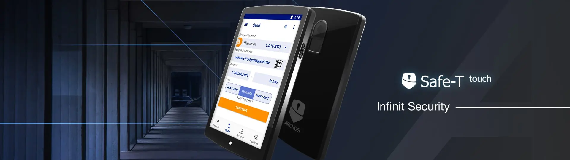 ARCHOS a introdus comercial SafeT touch, un portofel hardware pentru criptomonede, îți spunem cât costă