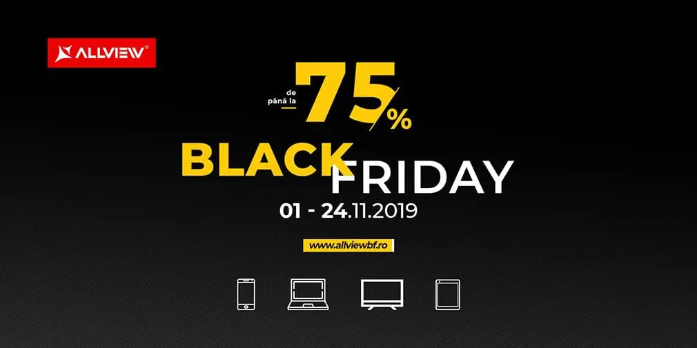 Allview a dat startul campaniei de Black Friday
