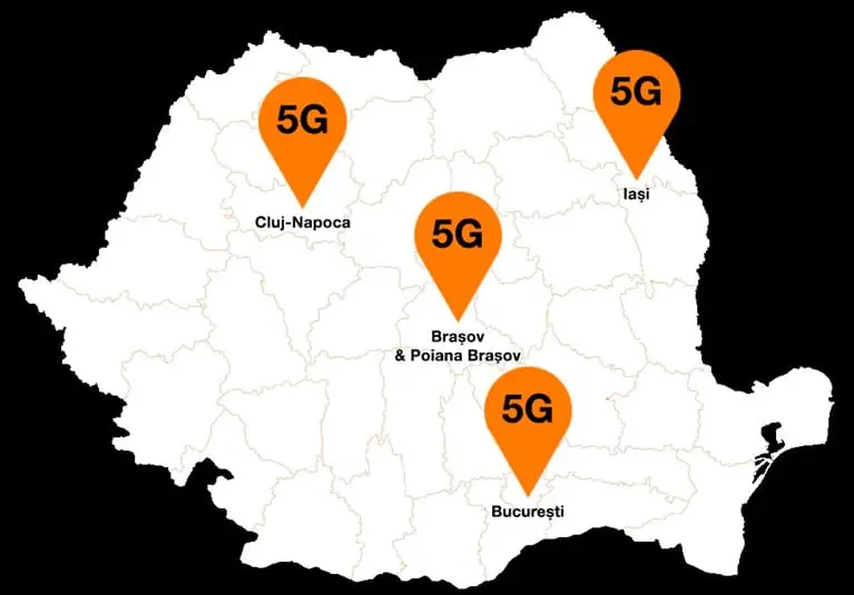 Orange extinde rețeaua 5G în Braşov şi Poiana Braşov