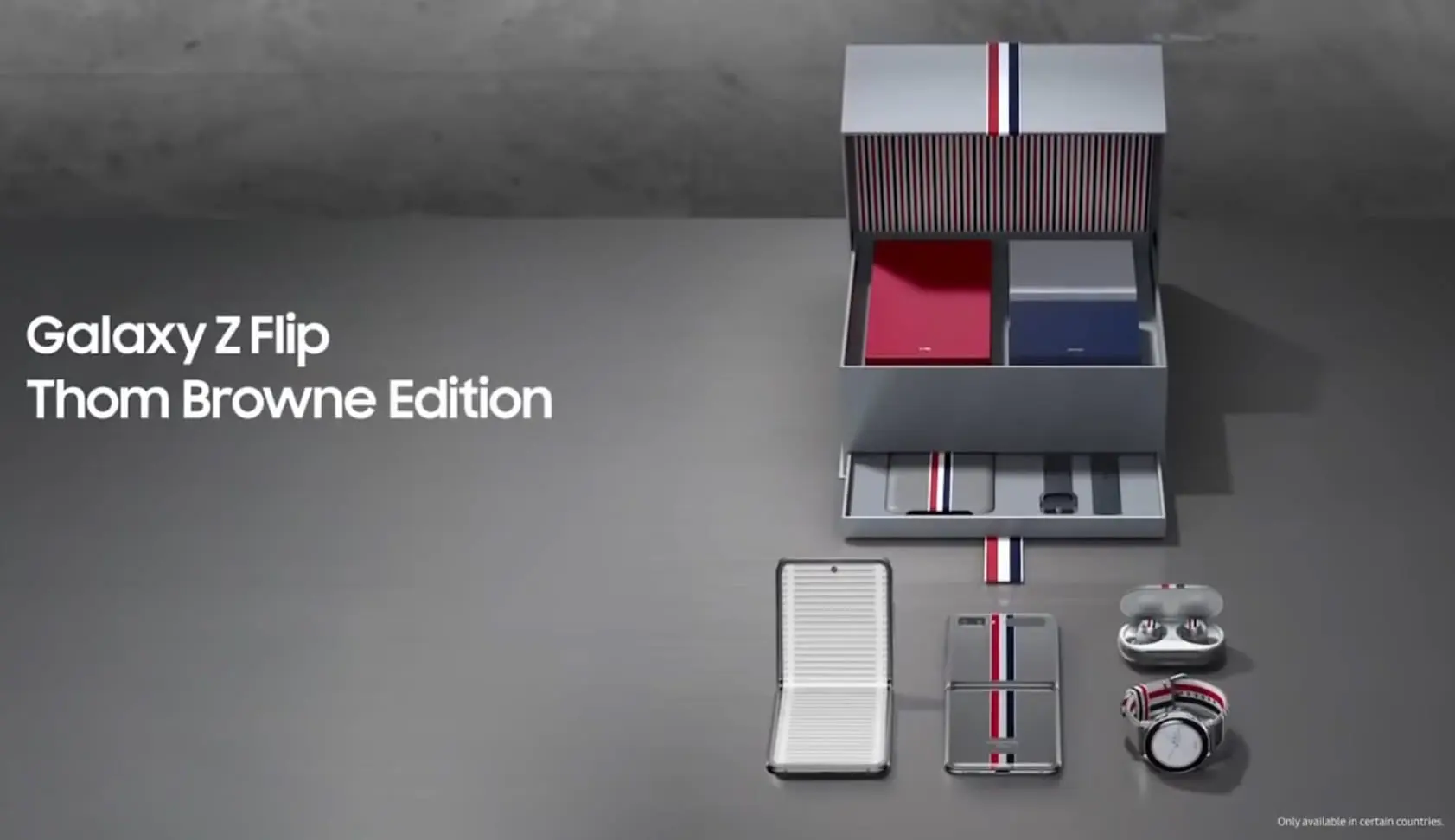 Galaxy Z Flip Thom Browne, vezi video