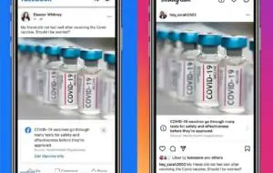 Instagram va reduce știrile false despre COVID-19 și vaccinuri