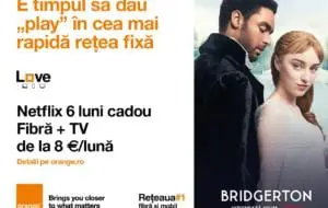 Orange Love oferă 6 luni de Netflix cadou în noua campanie de primăvară