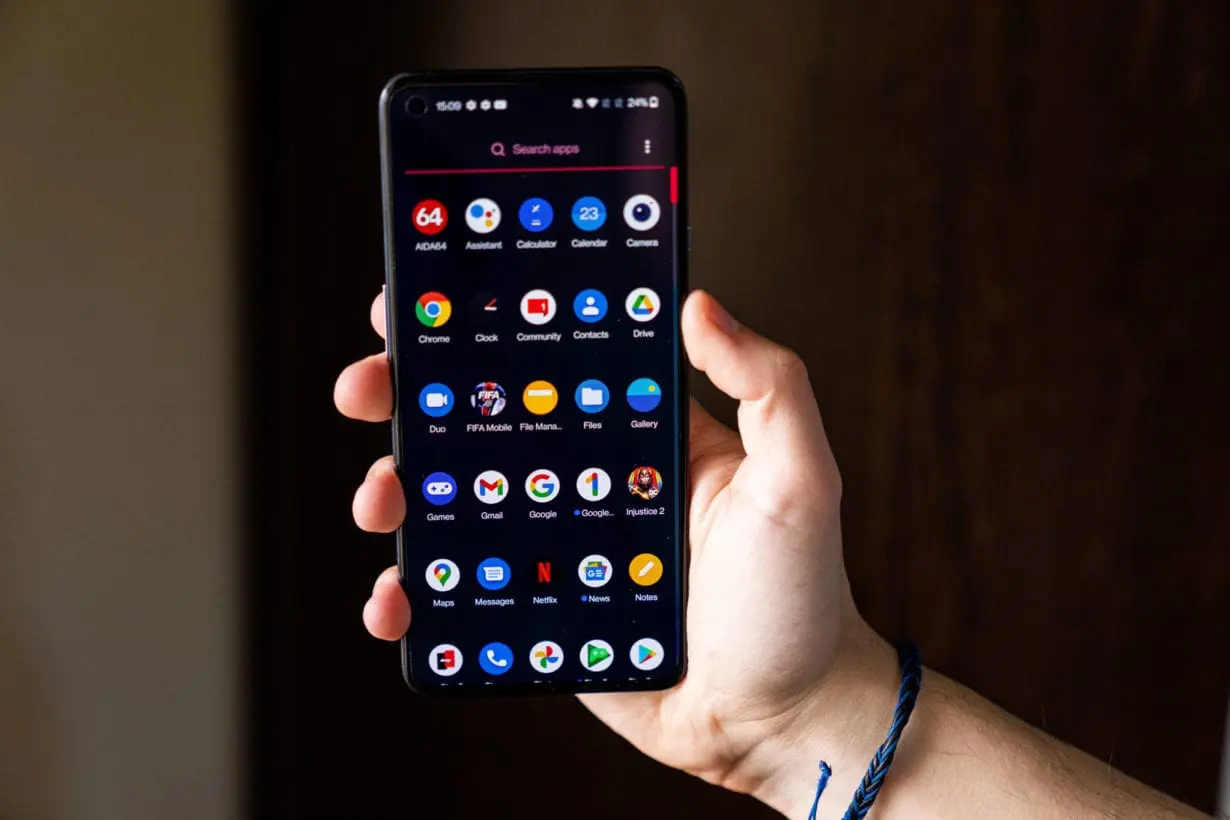 OnePlus 9 interfață