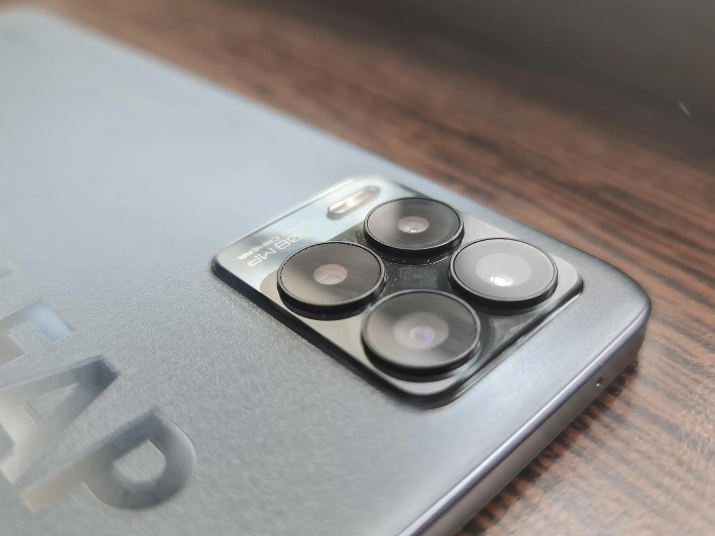 Realme 8 Pro camera bump.