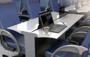Așa arată un avion cu spațiu de birouri. Un concept de cabină de zbor nouă