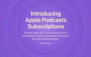 Apple deschide un capitol de podcasting cu abonamente Apple Podcasts
