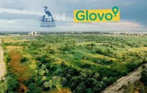 Glovo își propune să aibă, la nivel local, amprentă de carbon neutră. Va începe un parteneriat cu Asociația Parcul Natural Văcărești