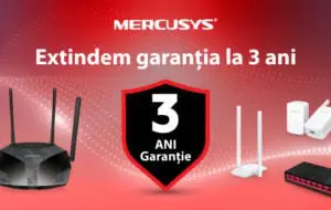Mercusys extinde garanția produselor sale la trei ani