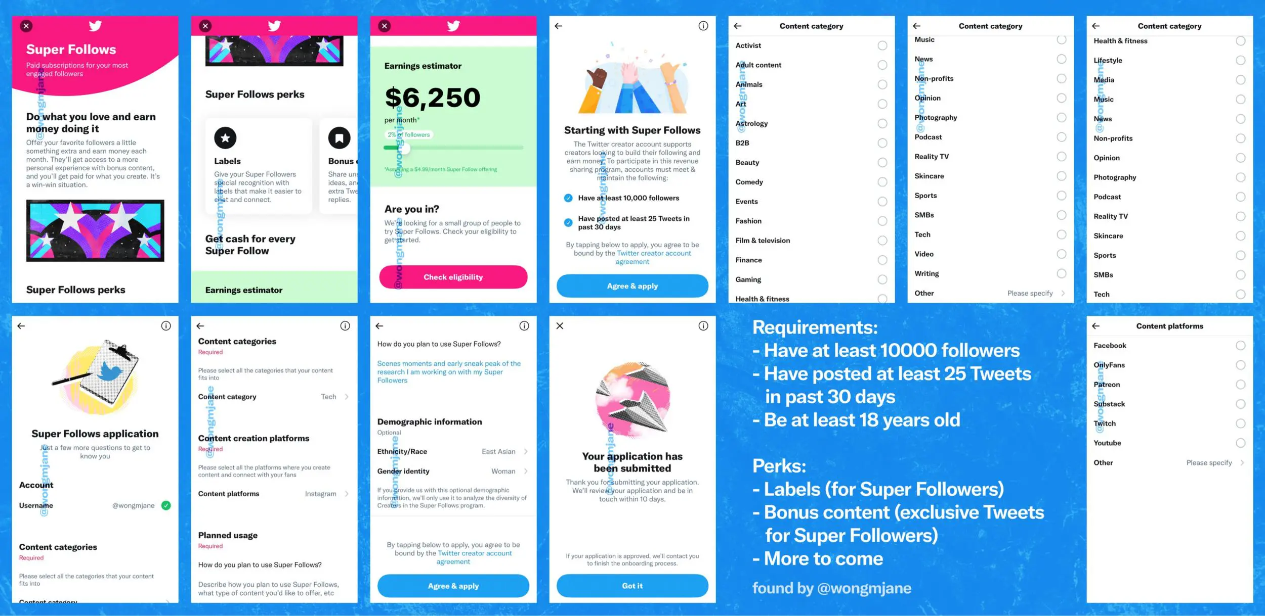 Super Follows functii