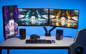 Samsung aduce monitoare de gaming cu ecran plat în gama Odyssey