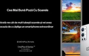 Concurs OnePlus: Cum poți să câștigi un smartphone OnePlus 9