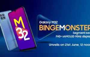Samsung Galaxy M32 se va lansa pe 21 iunie cu o baterie uriașă