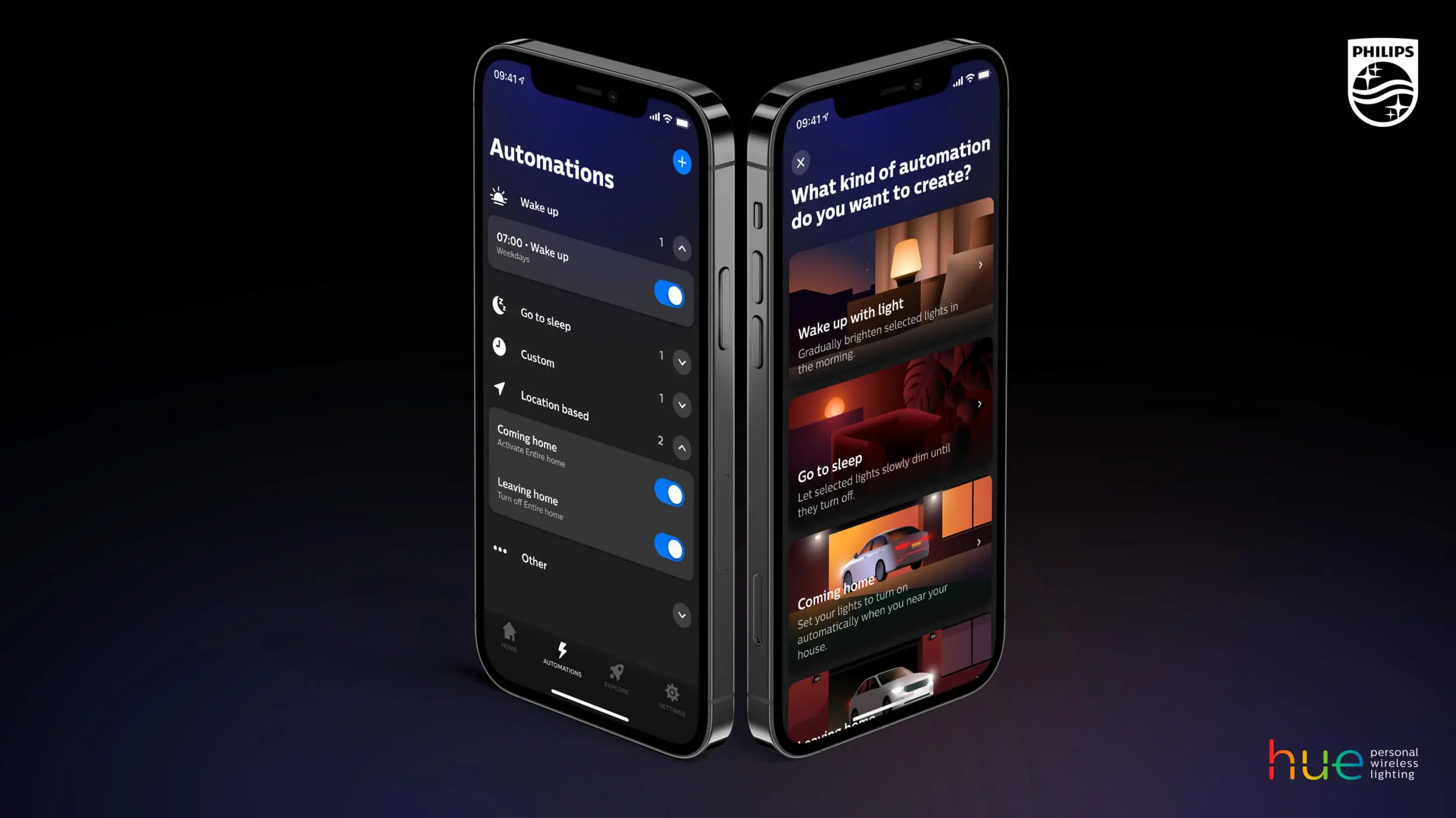 Noua aplicație Philips hue