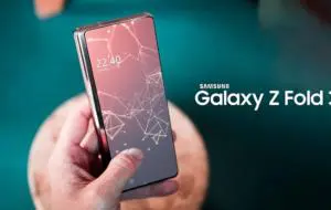 Randările Samsung Galaxy Z Fold 3 prezintă un design plat al smartphone-ului