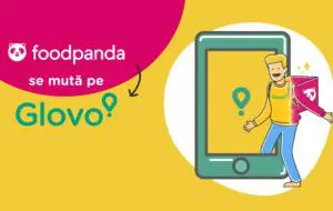 Foodpanda s-a mutat pe Glovo