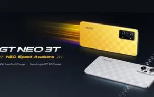 realme GT Neo 3T a fost anunţat: telefon midrange cu alimentare la 80W, spate inedit