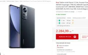 Preţul lui Xiaomi 12 Lite a fost dezvăluit din greşeală în România