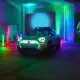 Mini a produs o maşină alături de Pokemon şi a pus un proiector pe ea; Automobilul se poate conecta la o consolă