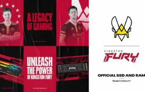 Kingston FURY anunță un nou parteneriat pe termen lung cu Team Vitality