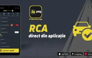 De azi, îți poți face polița RCA direct de pe telefon, prin 24pay