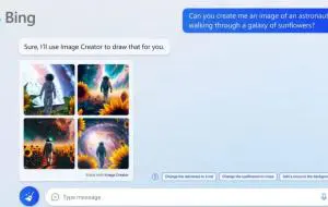 Microsoft oferă publicului Bing Image Creator şi Visual Stories, tool-uri pentru creat, căutat imagini cu AI