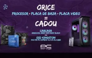 PC Garage lansează o nouă campanie, în care primești gratuit un SSD de 1TB sau o carcasă RGB