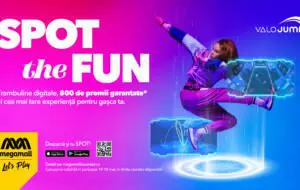 Mega Mall aduce în București trambulinele digitale Valo Jump. Cum poți câștiga premii dacă le încerci