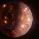 Astronomii au descoperit o planetă acoperită cu vulcani care ar putea avea apă pe suprafaţă