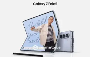 Samsung Galaxy Z Fold 5 apare într-o imagine promoţională